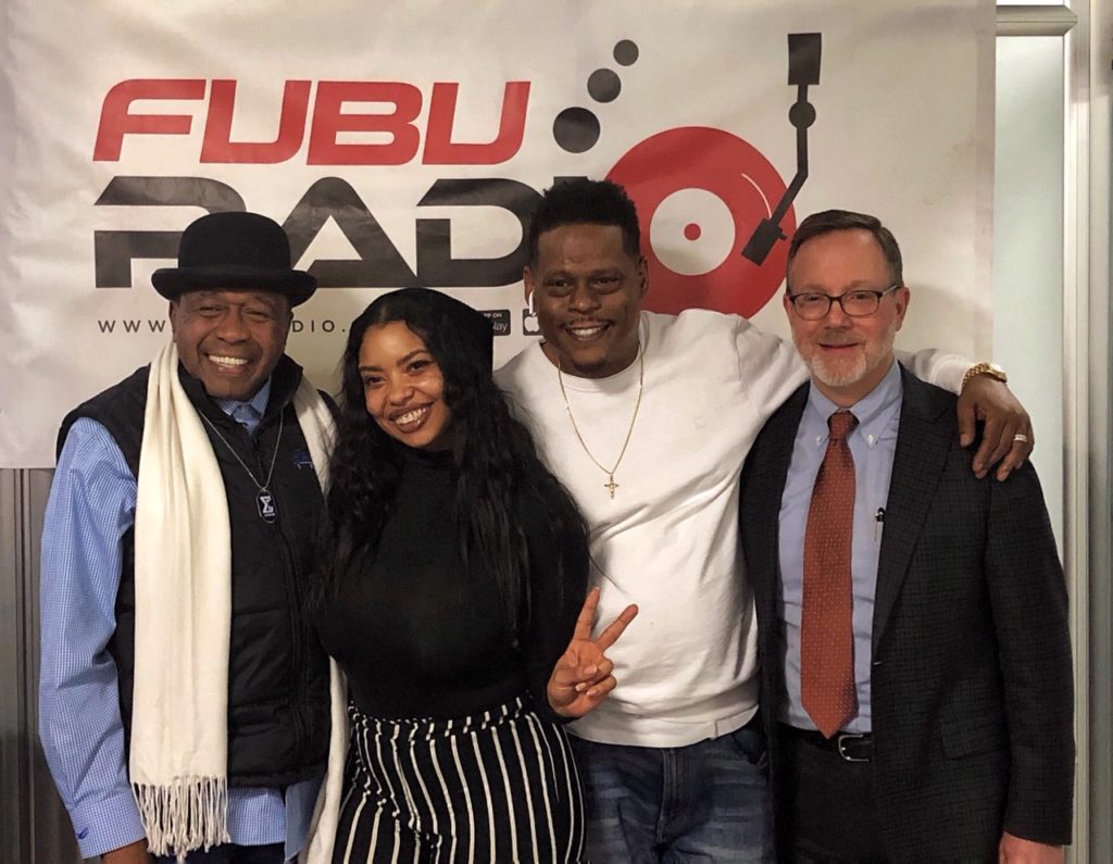 Ben Vereen, FUBU Radio's Chrys Child's, Keith Perrin, CFH President & CEO George Nashak