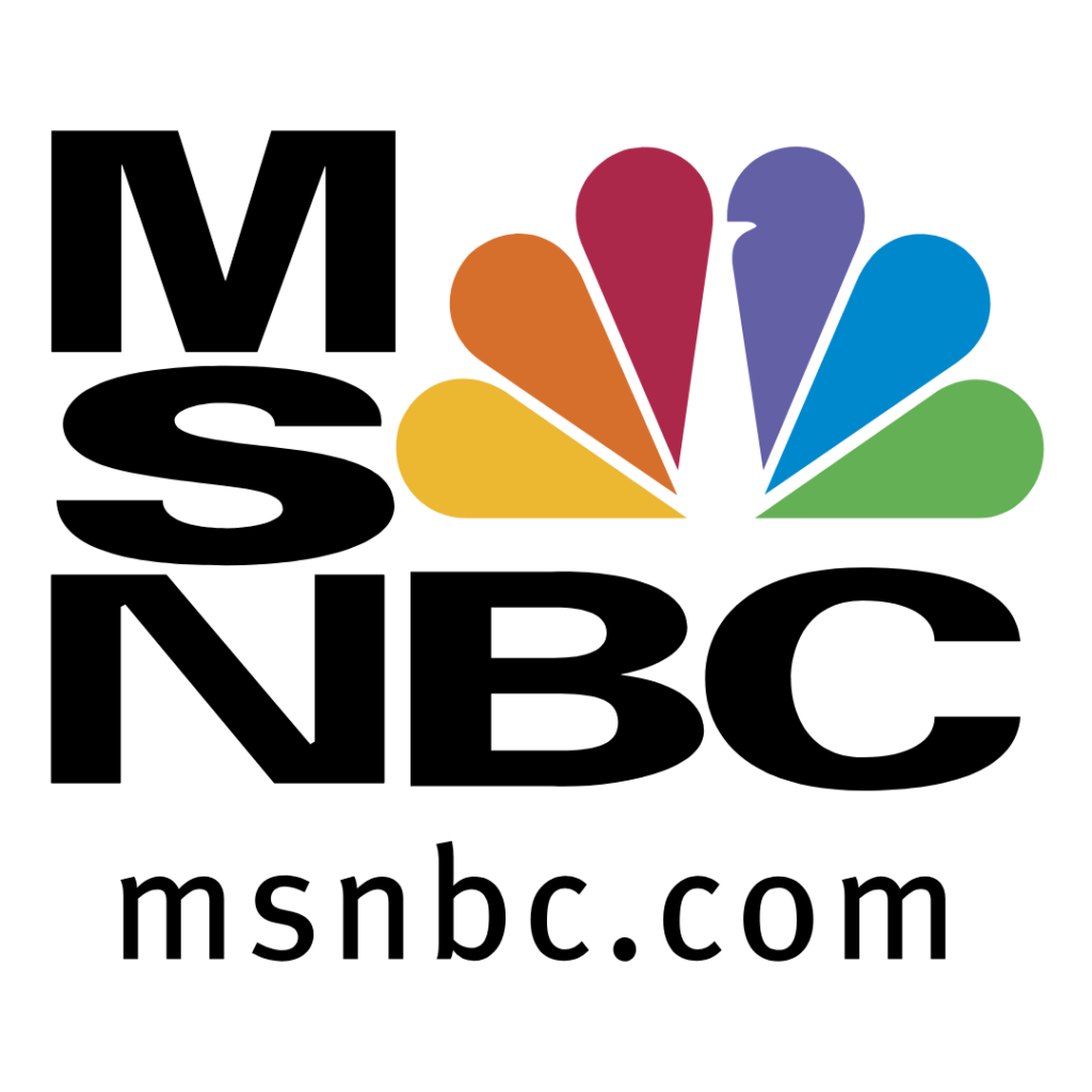 MSNBC logo. Ben Vereen. CFH.