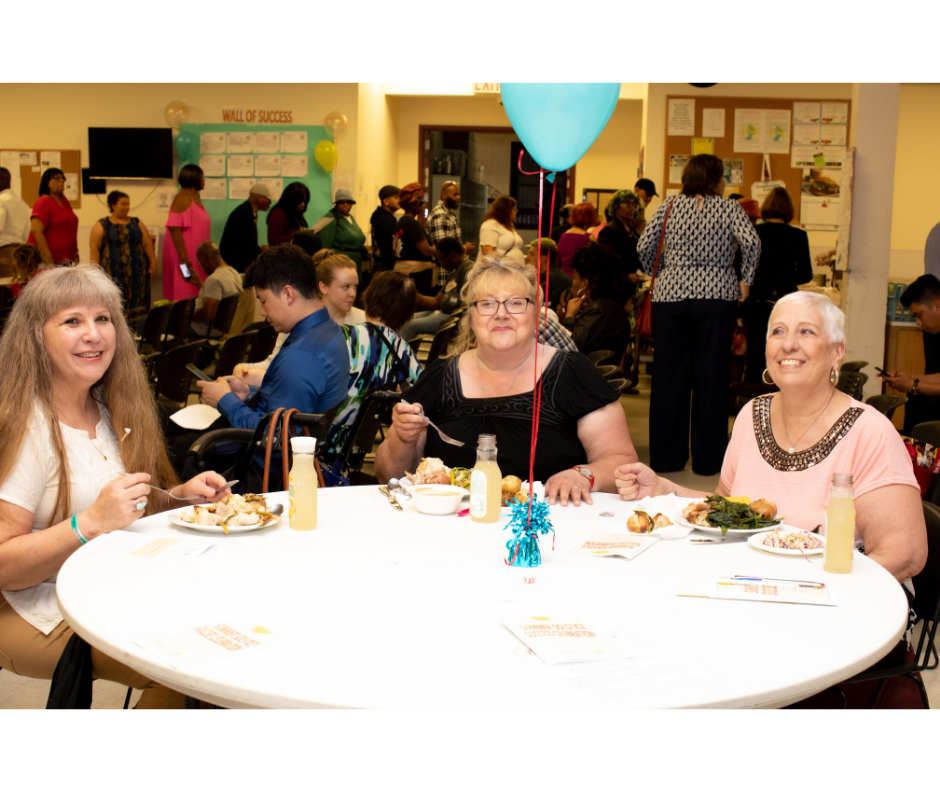 Participants Eating Summer Success Celebration 2020