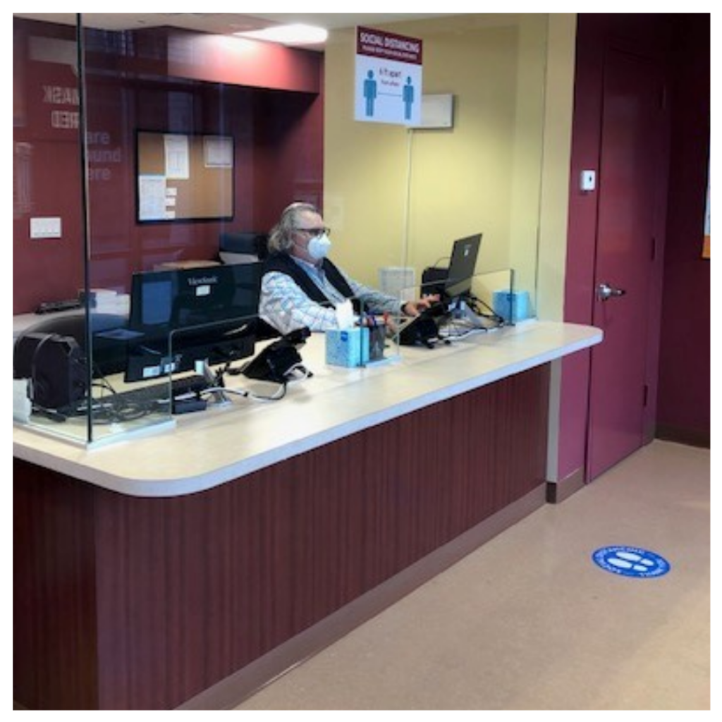 Steven Tapley at Desk